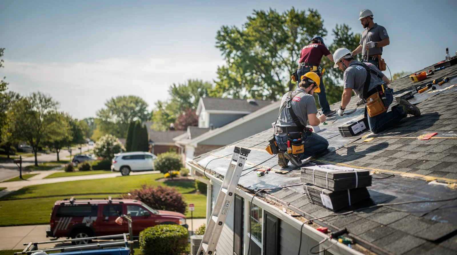 Roof Repair in Wood River, IL around you